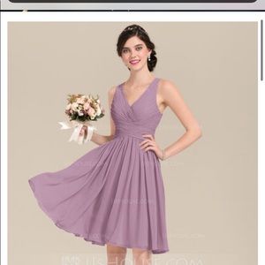 JJ HOUSE bridesmaids dress wisteria